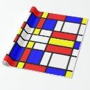 Search for piet wrapping paper Mondrian