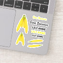 Search for cute yellow banana stickers Fruit