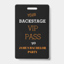 Search for party name tags badges Vip pass