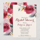 Search for marsala bridal shower invitations Burgundy