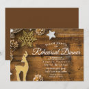 Search for deer rehearsal dinner invitations Wood