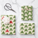 Search for christmas retro wrapping paper Trees