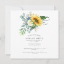 Search for sunflower square invitations Baby