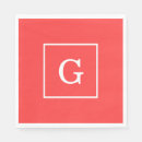 Search for initial napkins Stylish
