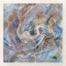 Search for blue marble coasters Watercolor
