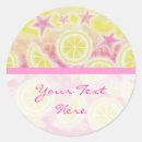 Search for yellow citrus stickers Pink
