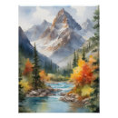 Search for beautiful scenery posters Watercolor