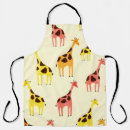Search for giraffe patterns aprons Background