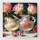 Search for tea clocks Floral