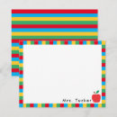 Search for red horizontal note cards Teacher
