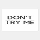 Search for try stickers Warning