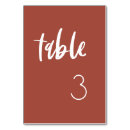 Search for orange table cards Boho