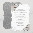 Search for blush bridal shower invitations Floral