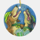 Search for hound dog christmas tree decorations Green