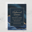 Search for marble rehearsal dinner invitations Elegant