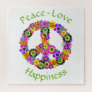 Search for peace sign puzzles Boho