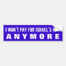 Search for anti war bumper stickers Israel