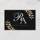 Search for monogram standard business cards Logo