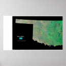 Search for oklahoma state map posters States