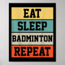 Search for retro sports posters Badminton fans