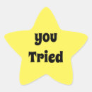 Search for you tried stickers Star