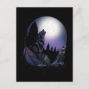 Search for wolf howling postcards Forest