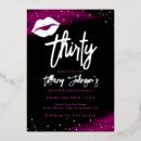 Search for kiss birthday invitations Lips
