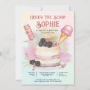 Search for scoop invitations Watercolor