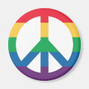Search for peace sign magnets Pride