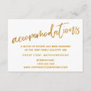 Search for accommodation enclosure cards Information