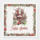 Search for vintage santa claus napkins Classic