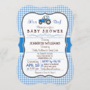 Search for tractor cute invitations Blue