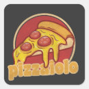 Search for funny pizza stickers Italian