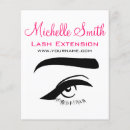 Search for lashes flyers Elegant