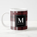 Search for burgundy plaid mugs Check