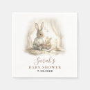 Search for watercolor bunny napkins Whimsical