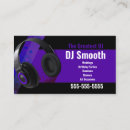 Search for dj business cards Disc jockey