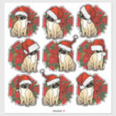Search for red and white poinsettias stickers Xmas