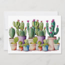 Search for watercolor succulent invitations Botanical