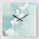 Search for teal clocks Leaves