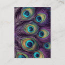 Search for feather chubby business cards Peacock