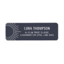 Search for first birthday return address labels Sun