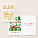 Search for gnome pun cards Green