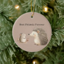 Search for cute hedgehog christmas tree decorations Animals