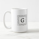 Search for vine monogram mugs Initial