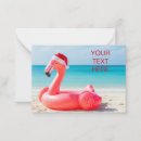 Search for flamingo christmas cards Santa