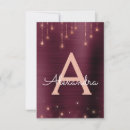 Search for string lights sweet 16 invitations Burgundy