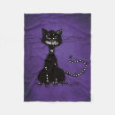 Search for halloween black cat blankets Feline