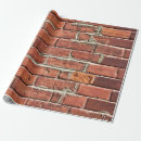 Search for red brick wall wrapping paper Aged