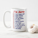 Search for excuse mugs Sorry